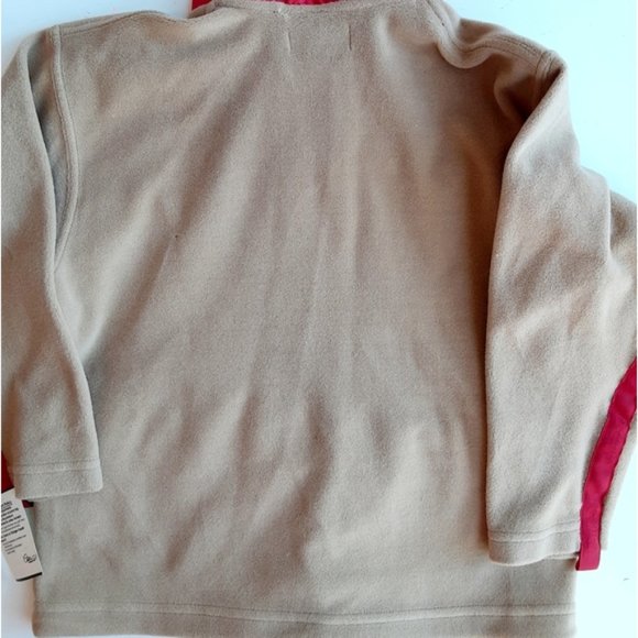 Moschino Varsity Fleece Pullover Jacket size 8 - Picture 4 of 5